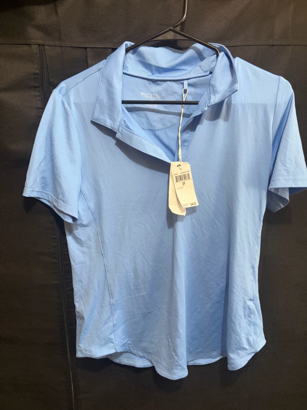 Workshop Republic Clothing Sky Blue Polo Tee